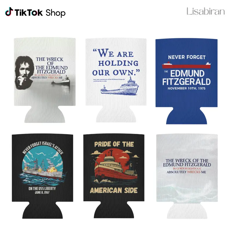 The Wreck of the Edmund Fitzgerald by Gordon Lightfoot  Can Cooler | Never Forget 50th Anniversary: November 10th, 2025