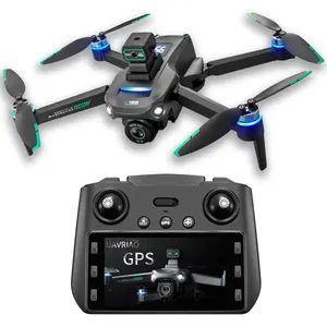 UAVRIAO 11GPS Drone with Controller Screen, EIS Camera, 5G WiFi FPV, Gesture Control, Optical Flow Positioning, Auto Return – Beginner - Friendly FPV Quadcopter