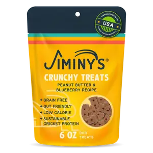 Crunchy Dog TreatsPeanut Butter, Flaxseed & Blueberry Recipe