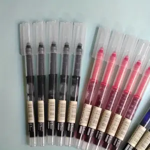 10pcsQuick-Dry Ballpoint Pens, 0.5mm Fine Point, Plastic Material, Assorted Colors for Office and School Writing, Professional Writing Pens|Fine Point Pens|Transparent Construction, Pens for Writing