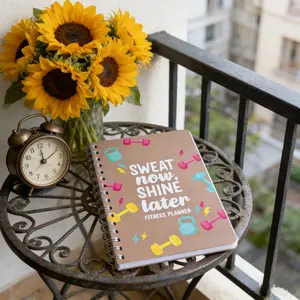 A5 Undated Fitness Planner Notebook – 12-Week Body Transformation Log, Workout & Weight Tracking Journal for Gym & Home Training | Perfect Easter Gift for Fitness Enthusiasts#Mother's Day