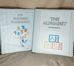 Preschool Counting and Numbers Workbook Binder