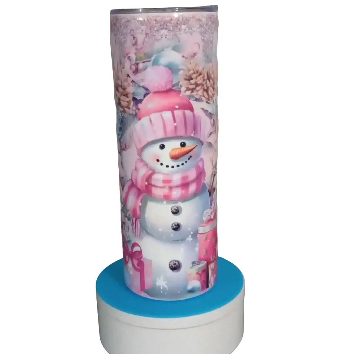 Snowman Christmas 20 oz Tumbler - Perfect for Hot and Cold Drinks - Bottle, Drinkware Reusable Stainless Steel