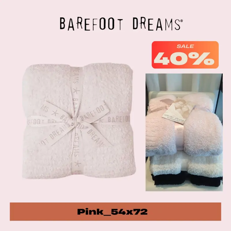 [Free ship] Barefoot Dreams Women's CozyChic In The Wild Throw – Extremely Soft Throw Blanket & Stylish Comfort, 54 x 72 Inch Blanket