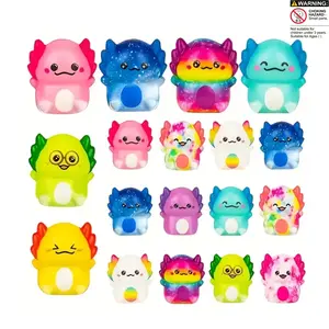 Cute Soft Toy with Slow Bounce Compression, Stress Relief Animal Octopus Set, Christmas Gift for Kids, Party and Birthday Present