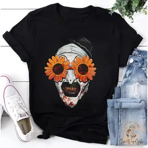The Clown Terrifier 2 Sunflower Sunglasses Classic T-Shirtmen gifts,graphic tees
