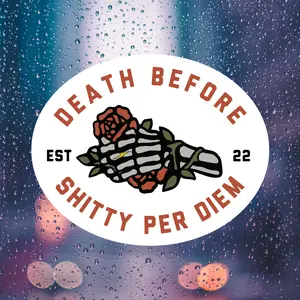 Shitty Per Diem Sticker, High Voltage Industries Decal, LINEMAN Hard Hat Sticker, Blue Collar Stickers, Gift for Electrician.