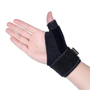 Thumb and Wrist Stabilizer Splint Adjustable Support Brace for Trigger Finger Arthritis Tendonitis Carpal Tunnel Pain Relief Lightweight Breathable for Men and Women Day Night Wear