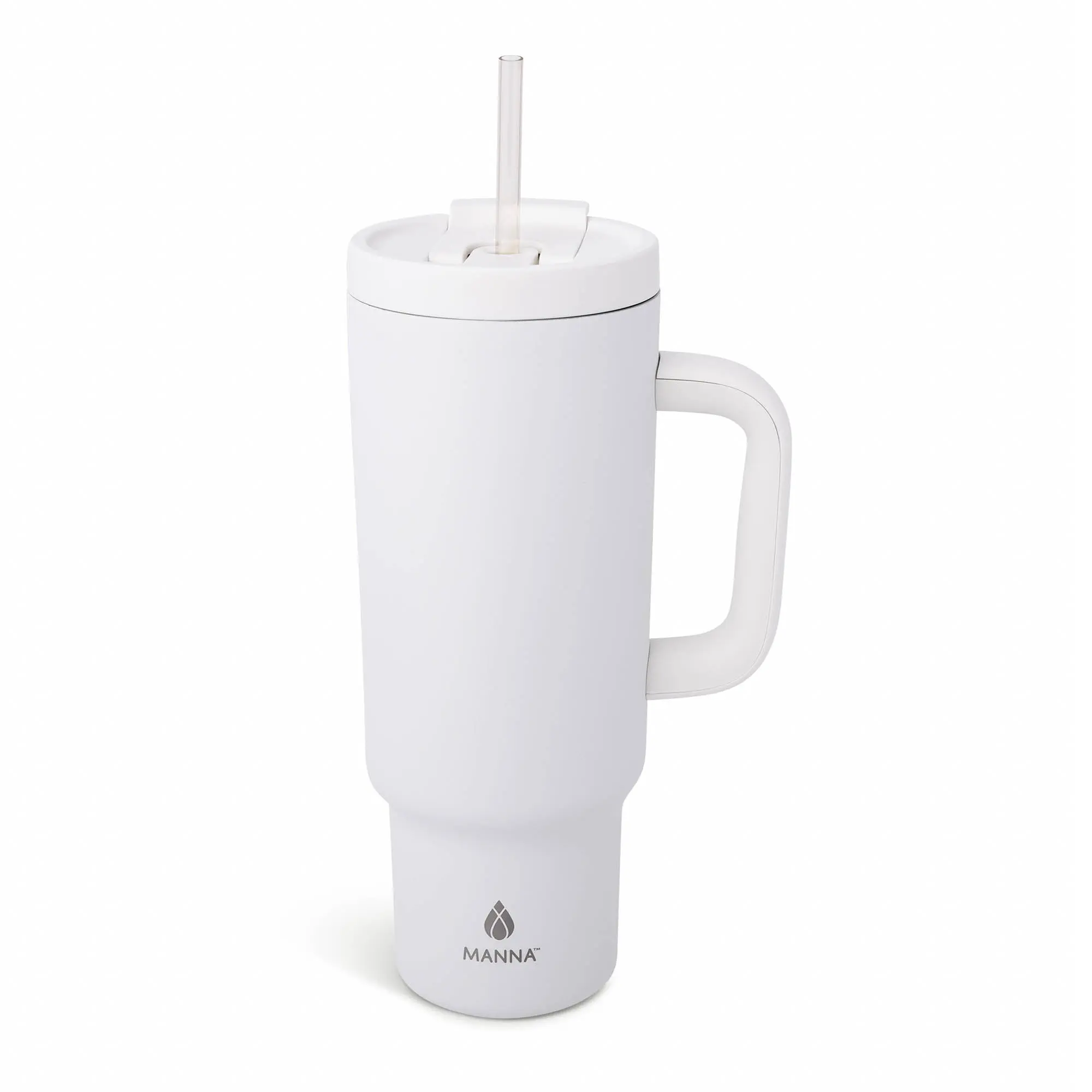 Leisure Tumbler - 40 oz Stainless Steel Vacuum Flask with Straw Lid - Drinkware