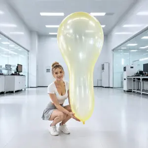 32-Inch Large Natural Latex Balloon, Unique Design and Size, Thick Material, Durable, Ideal for Birthday Parties, Weddings, Entertainment Events