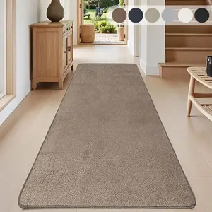 2x6 Ft Ultra Plush Hallway Runner Rug Non Slip Washable Carpet Runner Self Adhesive Backing Decorative Rug for Entryway Kitchen Corridor Home Decor