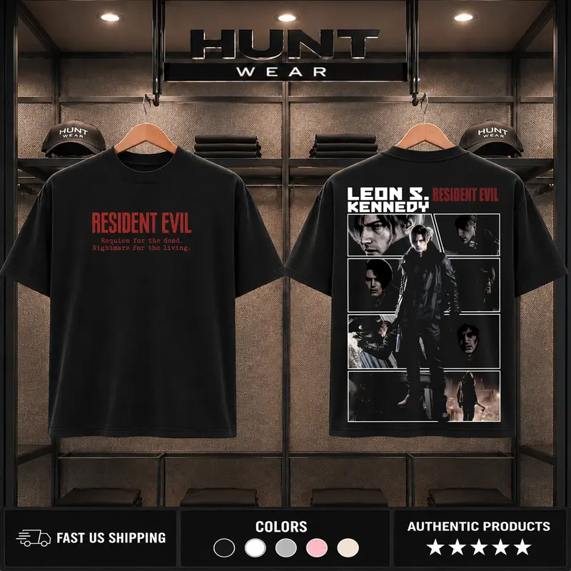 Leon kennedy RE: Requiem v1, Resident Evil Tshirt, unisex