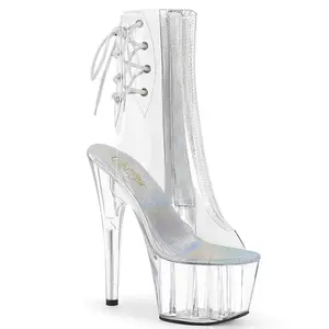 7 Inch Heel ADORE-1018C Clear