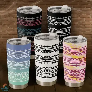 20 Oz Stainless Steel Hidden Message Tumblers, Sarcastic Design Funny Coffee Mug for Coworkers & Work Besties Unique, Gift Idea for Women Men, Tumbler Gifts For Coworker, Black Leak Proof Sarcastic and Funny I'm Fine Message Ceramic Mug.