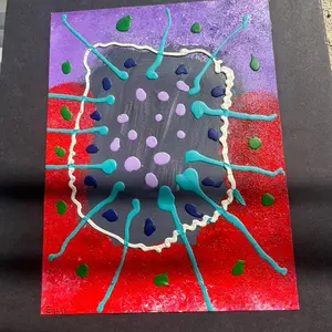 Emil Baumann Original Acrylic Abstract Art - Unique Painting by Artist Emil Baumann - Vibrant Colors and Creative Design  Each Painting Sold Separately