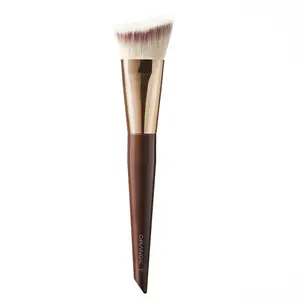 ECHANEW Professional Angled Stippling Contour Brush - Seamless Face Sculpting & Blending Tool, Lightweight Durable Handle for Cream & Powder
