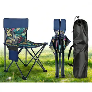 Ultralight Folding Camp Chair Compact and Portable with Carry Bag Heavy Duty 330lbs for Beach Camping Hiking and Outdoor Events Ultra-Light Stool Picnic Camping Chair with Cup Holder