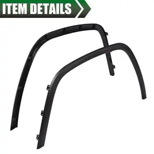 Fit For 2011-2017 Jeep Grand Cherokee Fender Flares Front Left+Right Black Pair Fit For 2011-2017 Jeep Grand Cherokee Fender Flares Front Left+Right Black Pair