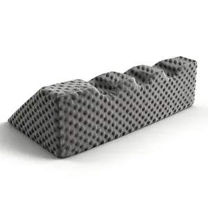 Tummy Time Lounger for Neck & Shoulder Strength | Nursing Support to Relieve Infant Gas & Reflux with Removable Memory Foam Mat, Gray