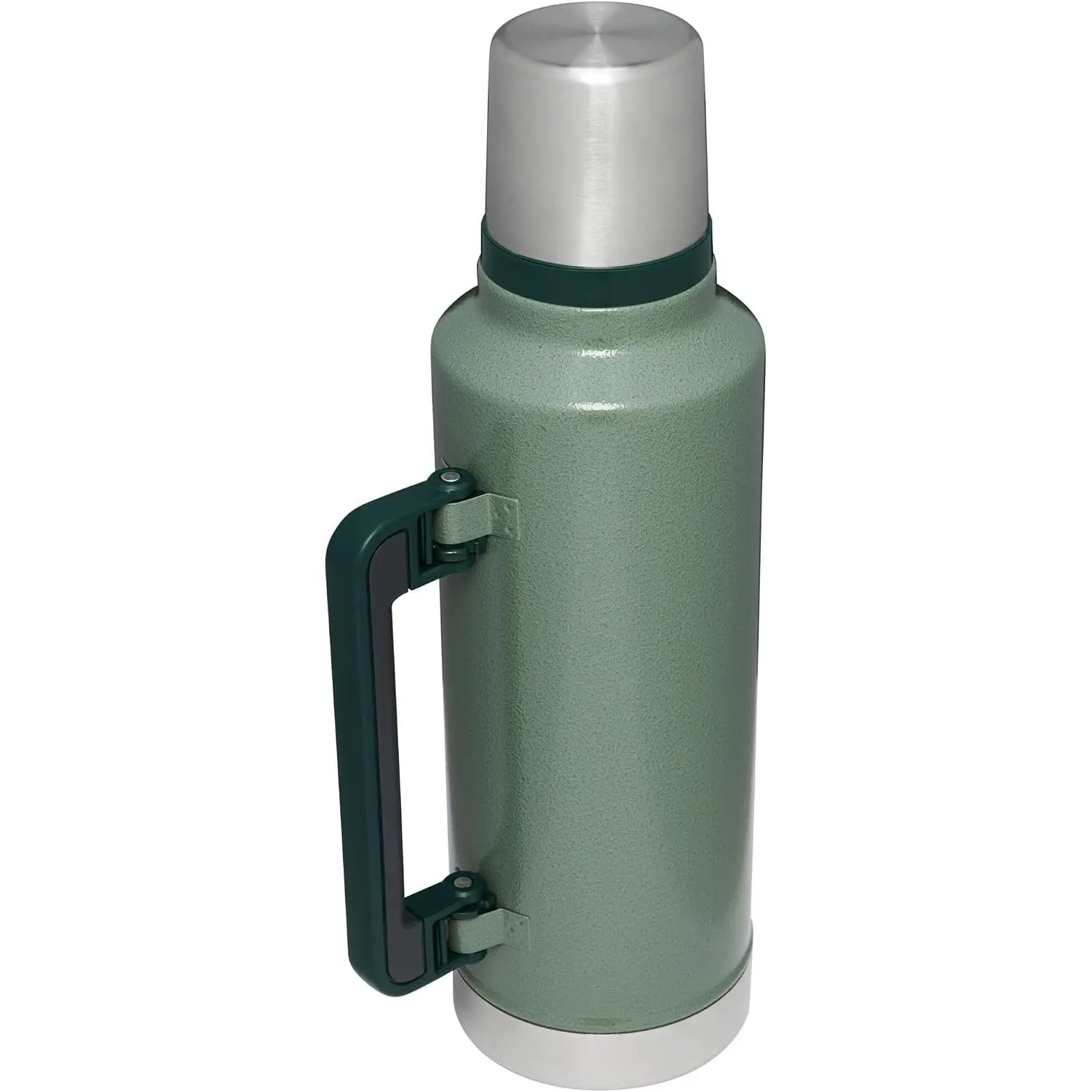 Classic Legendary Vacuum Bottle 2.0 qt 64oz | Wide Mouth with Leakproof Cup Lid |Keep Drinks Hot or Cold | Packable for Travel | Insulated Stainless Steel Thermal Bottle | BPA-Free|Hammertone Green