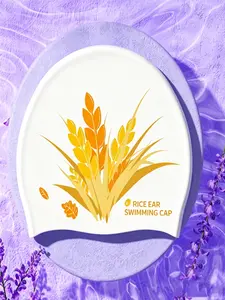 Waterproof Silicone Swim Cap for Adults, Comfortable Non-Pressing Long Hair Ear Protection, Unisex Professional Swimming Hat