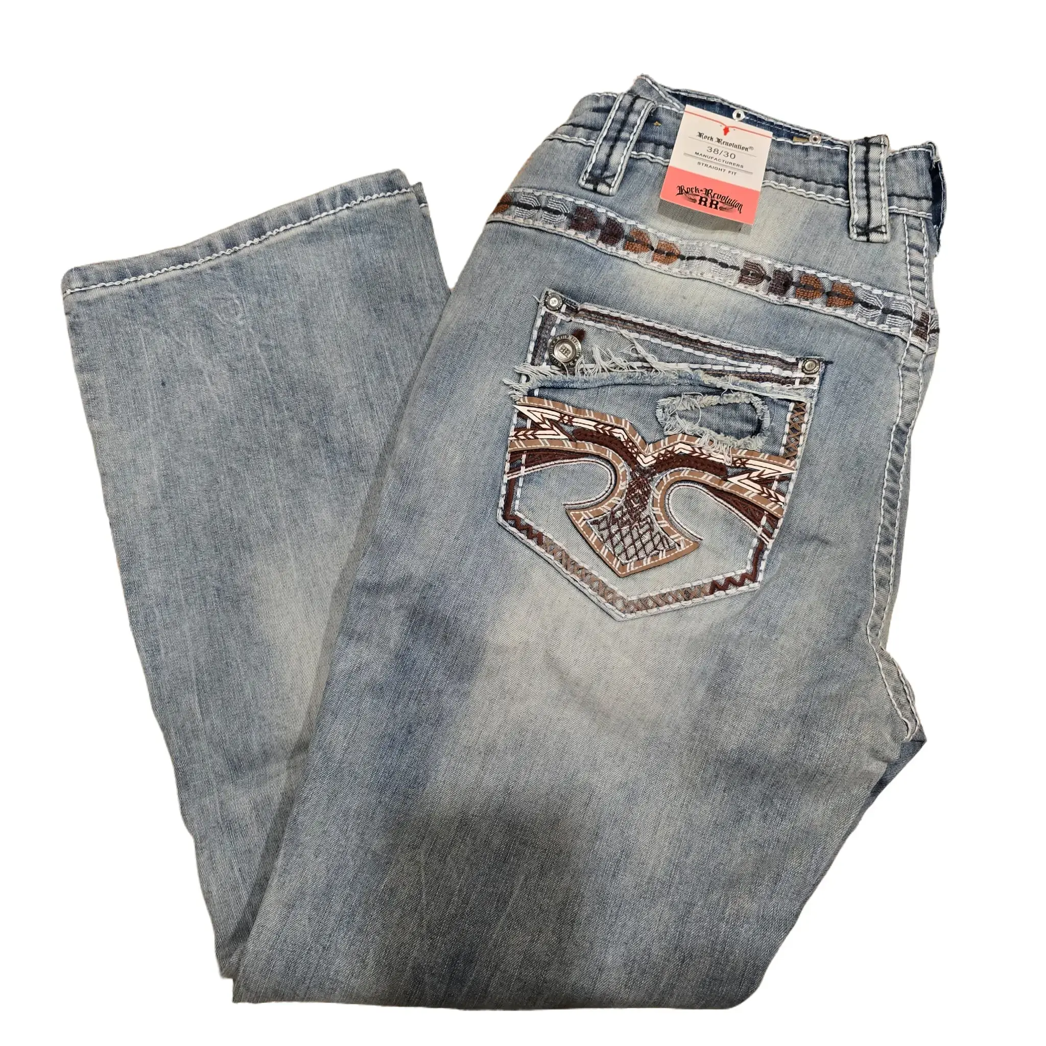 Pantalon Vaquero Rock Revolution Straight Boot Fit Jeans