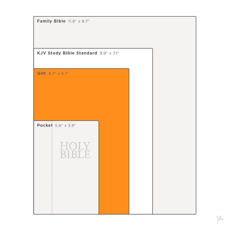 Pearlized Cherry Pink Faux Leather King James Version Gift Edition Bible (Font: 8-point) (No Bible Tabs)