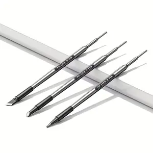 3pcs Original Horsehoe, Round, Core Tip Soldering Iron Tips, Ideal for Welding Electronic Components, Jewelry, Durable & Reliable