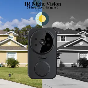  Wireless WiFi Video Doorbell Camera Home Security Tuya Smart IR Night Vision Two-Way Intercom Video Record Photo Door Bell
