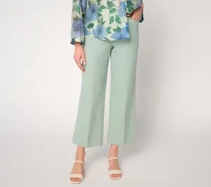 BEAUTIFUL by Lawrence Zarian Petite Wide Leg Ankle Pant