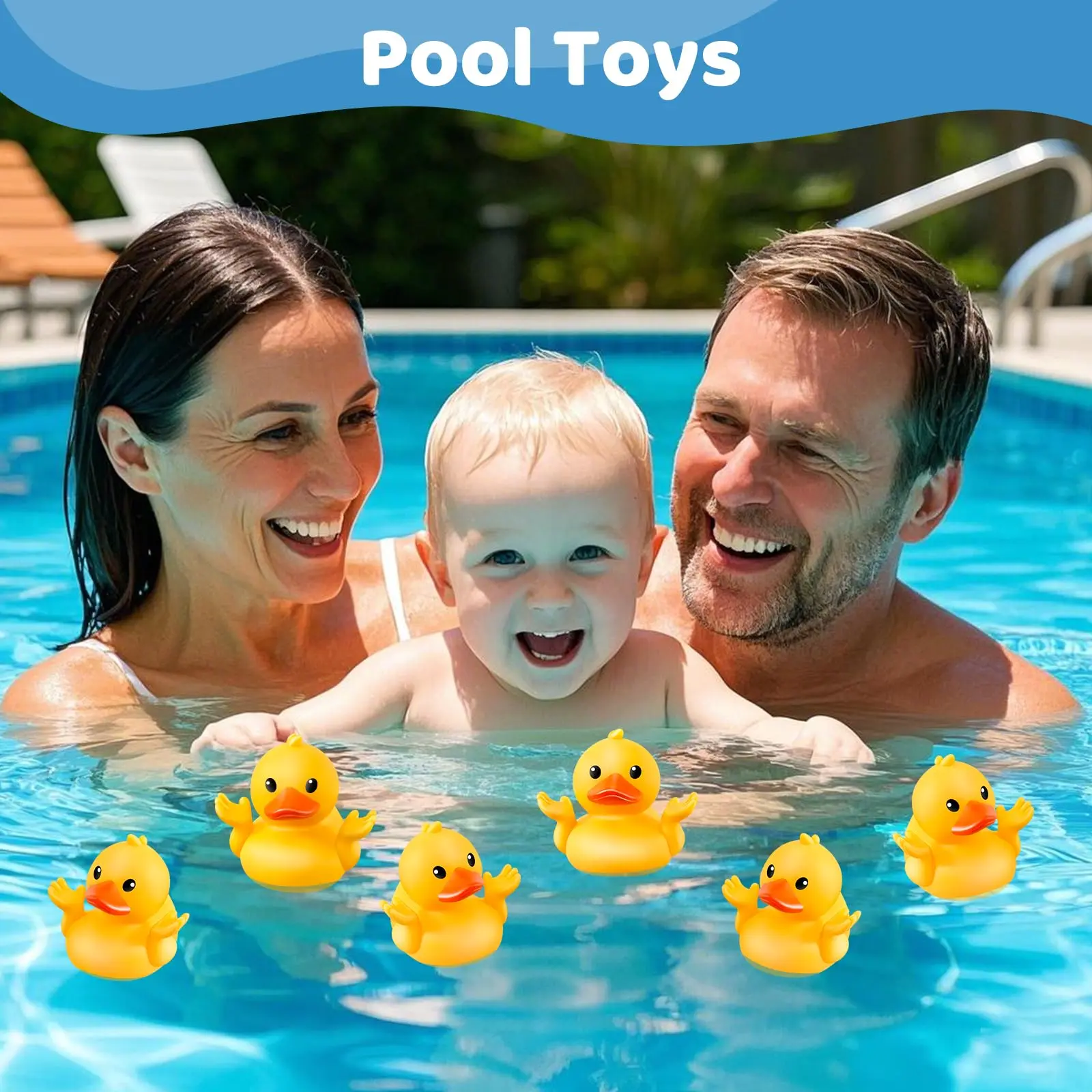 12 Pack Rubber Ducks for Jeeps, Ducks for Ducking, Yellow Mini Ducks in ...