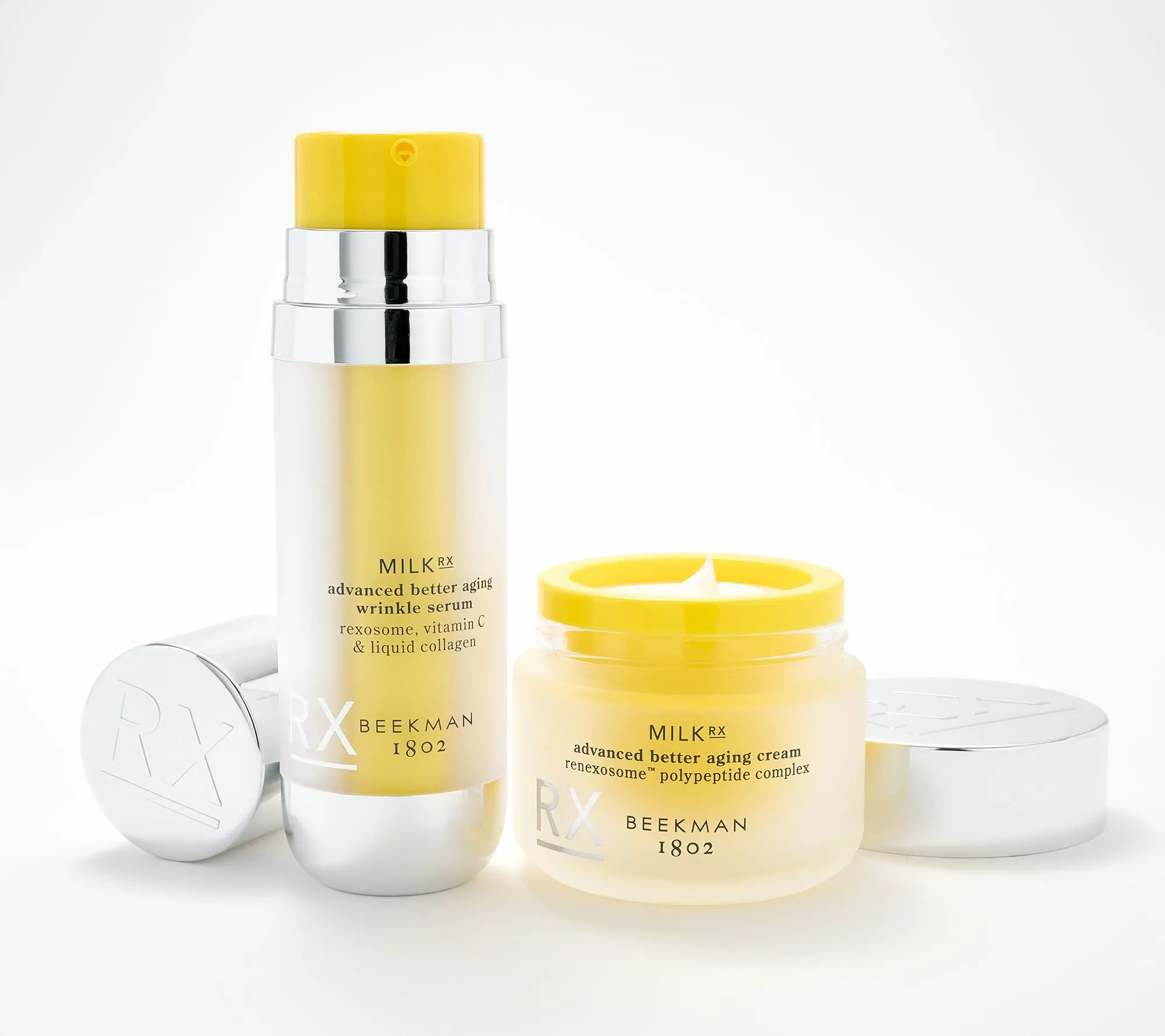 Beekman 1802 Milk RX Advanced Better Aging Cream + Serum Set Beekman 1802 Milk RX Advanced Better Aging Cream + Serum Set
