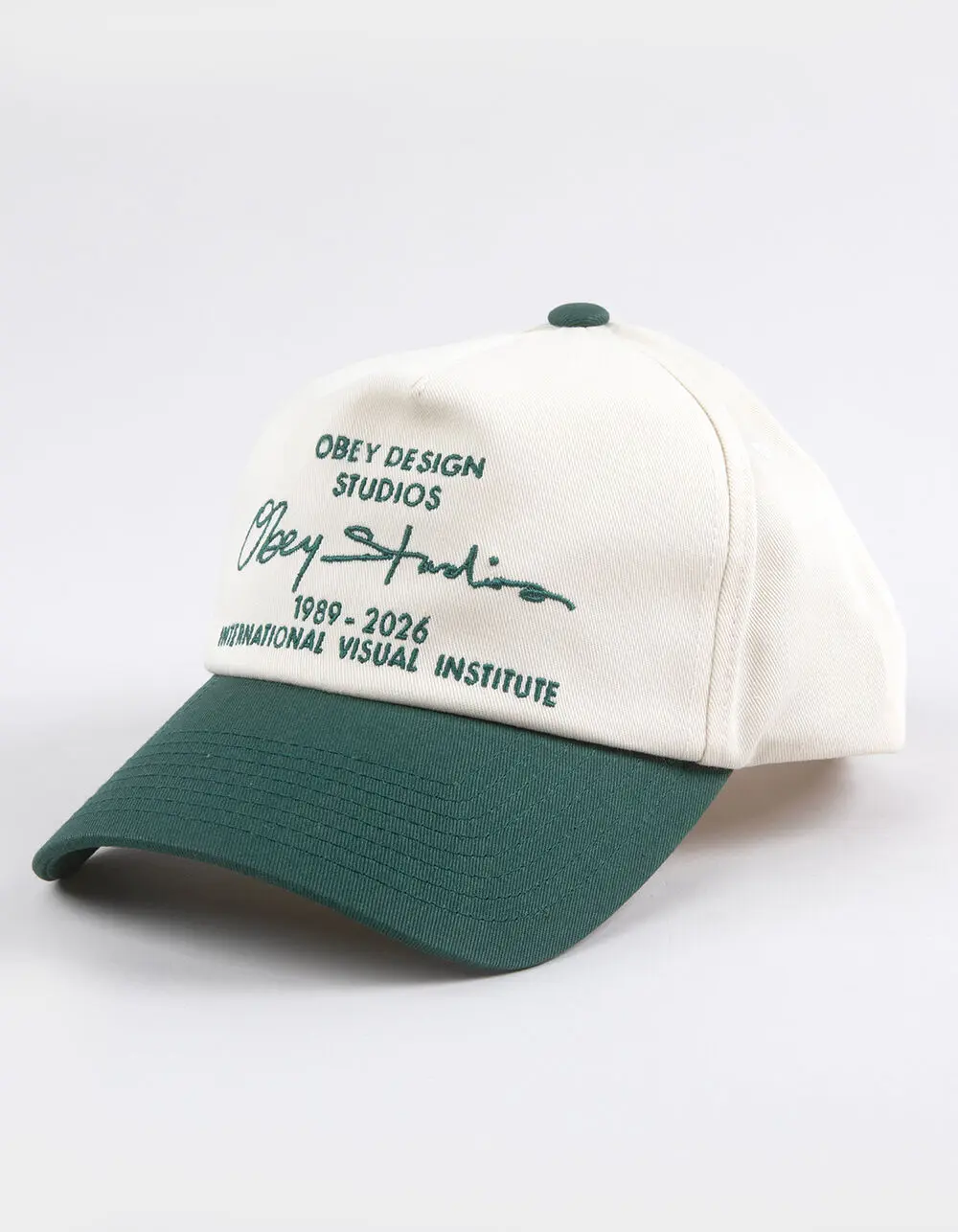 OBEY Mens Design Studios 5 Panel Strapback Hat OBEY Mens Design Studios 5 Panel Strapback Hat