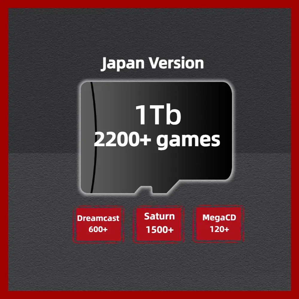 Game TF Card for Anbernic RG406V RG556 Retro JAPAN Games PS2 PSP PS1 Memory Portable Handheld Gaming SD Card Plug&Play 1TB 512G usinyoyo