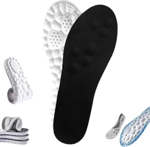 4D Cloud Insoles for Men and Women, Memory Foam Cloud Insoles Super Soft Anti-Fatigue, Shock Absorption, Relieve Foot Pain