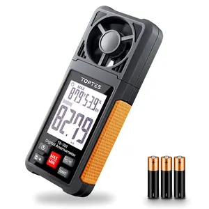 TopTes TS-301 Digital Anemometer, Wind Speed Meter Tool Portable Hardware with 2.26-inch Big Backlight LCD Screen, Air Flow Meter for Sailing Surfing Drone Flying RC Plane Golf Shooting HVAC