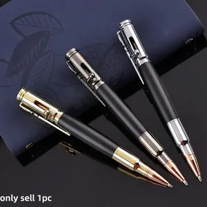 1Pc Personalised Bolts Bullet Pen, Durable Professional Ballpoint Pen, Specialty Pen, Writing Pens, Suitable for Travel, School, and Work, Creative Birthday Gift Idea - Stainless Steel Material