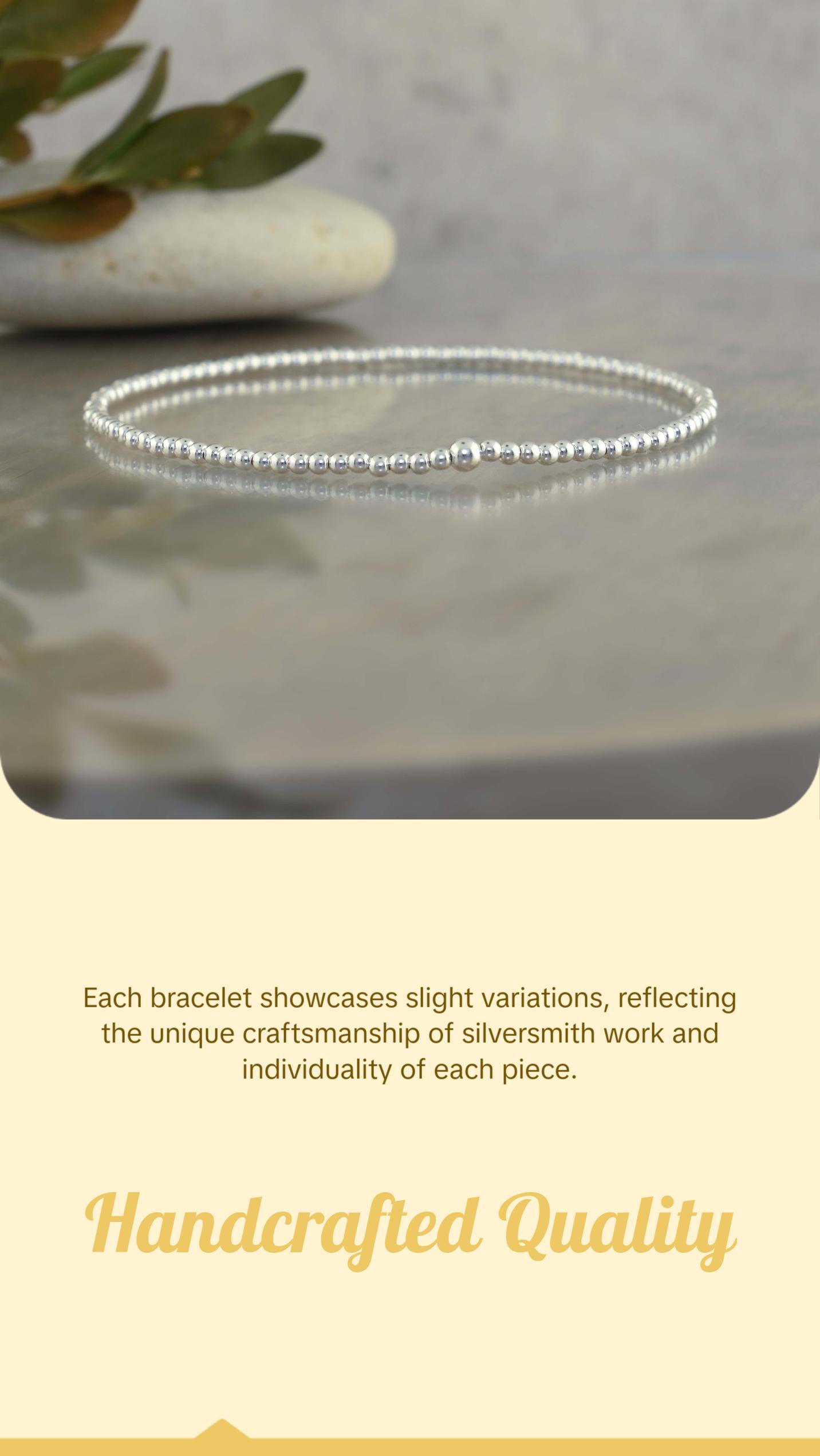 Beaded Stack Bracelet - 2mm