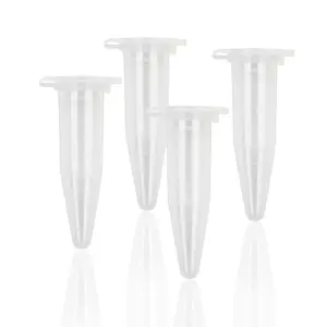 100 Pcs 1.5ml Centrifuge Tubes Clear Plastic Graduated Test Tubes with Lid Caps Small Sample Vials Container for Lab