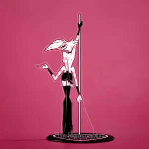 Angel Dust Hazbin Hotel Acrylic Standee | Pole dance