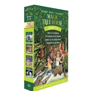 Magic Tree House Books 5-8 Boxed Set   Paperback – Box set, May 28, 2002