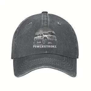 S&T 2022 Crew Cab Powerstroke Single Cab Truck Mountain View Baseball Cap Unisex Summer Baseball Cap