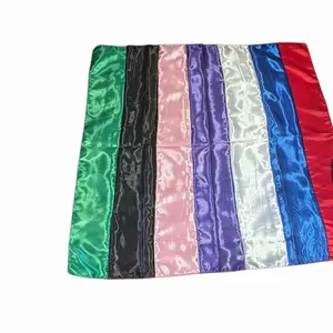 Panuelo de 7 Potencia Africana 7 Powers Santeria Santo Osha Ifa Palo Multicolor Satin Fabric for Spiritual Practices