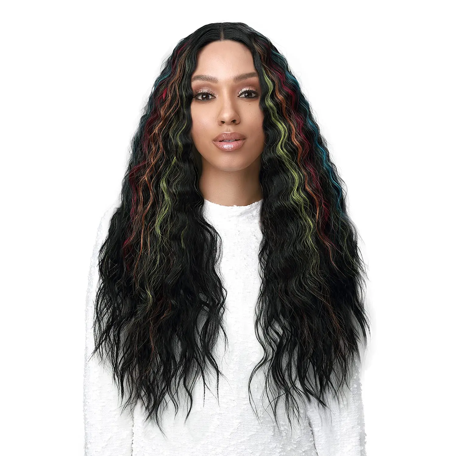 Bobbi Boss Lace Front Wig MLF536 Talisa Brown Long Wavy for Women