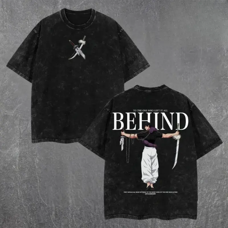 Washed T-shirt-Black