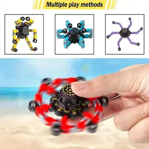 4/8Pcstransformable Fidget Spinners - Colorful Deformation Robot Toys for Teens &, Ideal for Birthday, Graduation, Christmas & Party Favors, Fun Mechanical Playset for Holidays, Gifts & Prizes