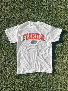 1 Piece Men‘s Florida State Vintage Graphic Tee, Retro College Style T-Shirt for Sports Fans, Casual Streetwear and Game Day Outfits