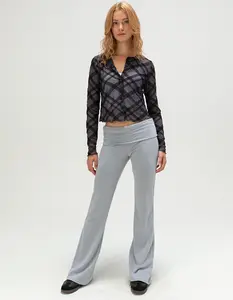 TILLYS Fold Over Flared Womens Pants