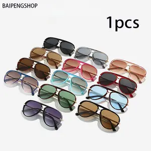 Unisex Aviation Pilot Shades UV400 Protection Black Frame with Gold Trim Fashion Eyewear for Men Women