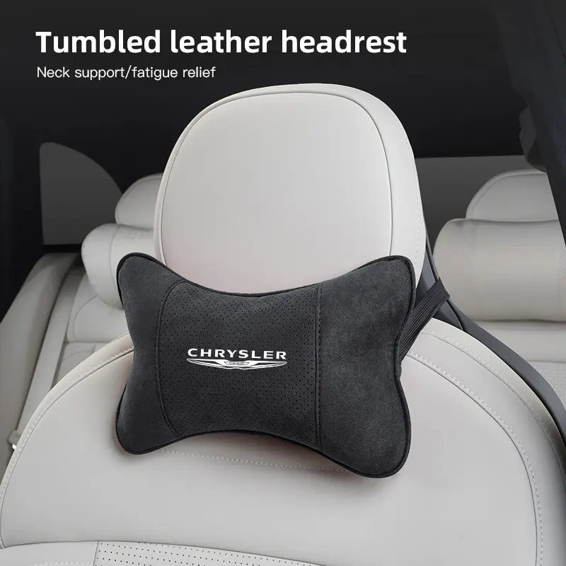 Car Seat Headrest Neck Pillow Support Protection For Chrysler 300c Pacifica Phev Voyager Sebring Aspen 200 Airflow PT Cruiser Town and Country Crossfire Concorde Car Accessories Automotive Neck Rest Cushion